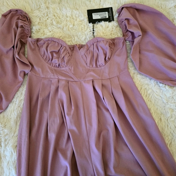 Pink Corset Detail Bardot Wide Leg Maternity Jumpsuit size 8 - Picture 2 of 16